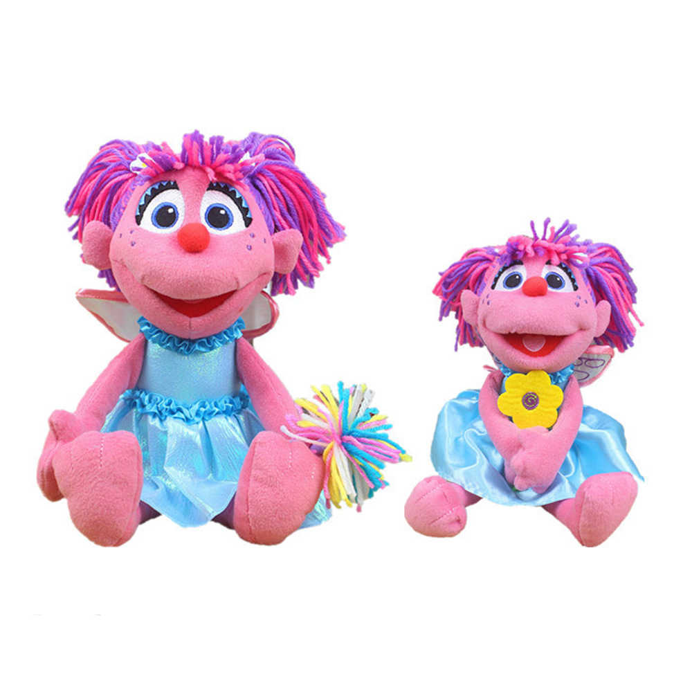 可爱卡通女孩娃娃芝麻街艾比毛绒玩具公仔