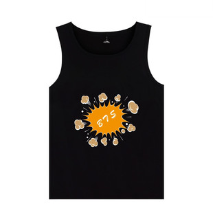 厂家直销 bts周边 卡通图片 爆炸对话框印花无袖背心vest 夏装