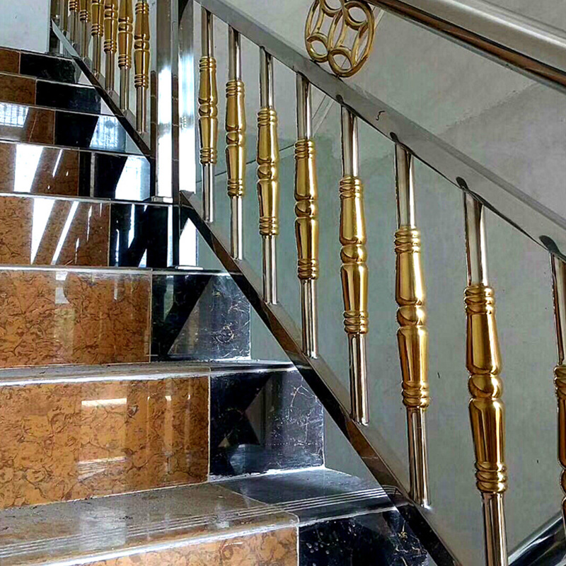 厂家直销不锈钢楼梯柱 水涨柱201/304柱子扶手阳台隔离栏装饰花柱