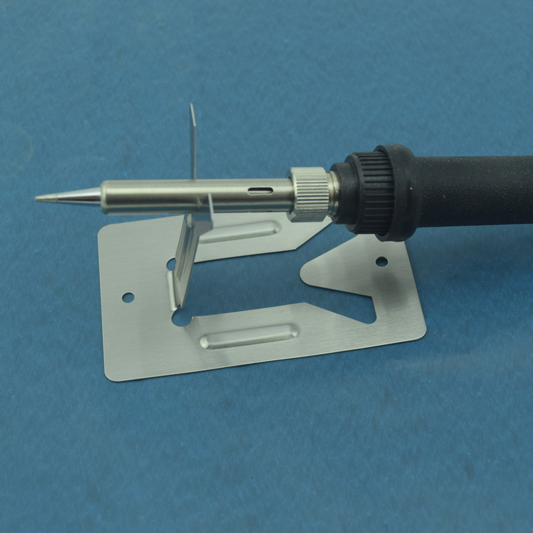 电烙铁简易支架 台面固定架焊锡y型不锈钢搁置架 全金属烙铁架