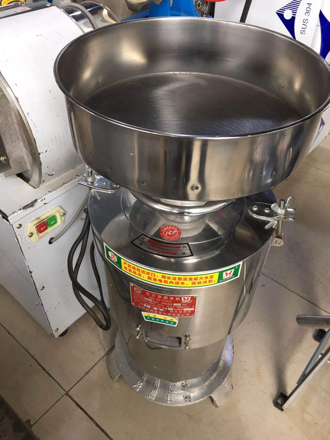 河北铁狮涡轮研磨机商用磨浆机适用于豆腐豆浆米浆等可渣浆分离