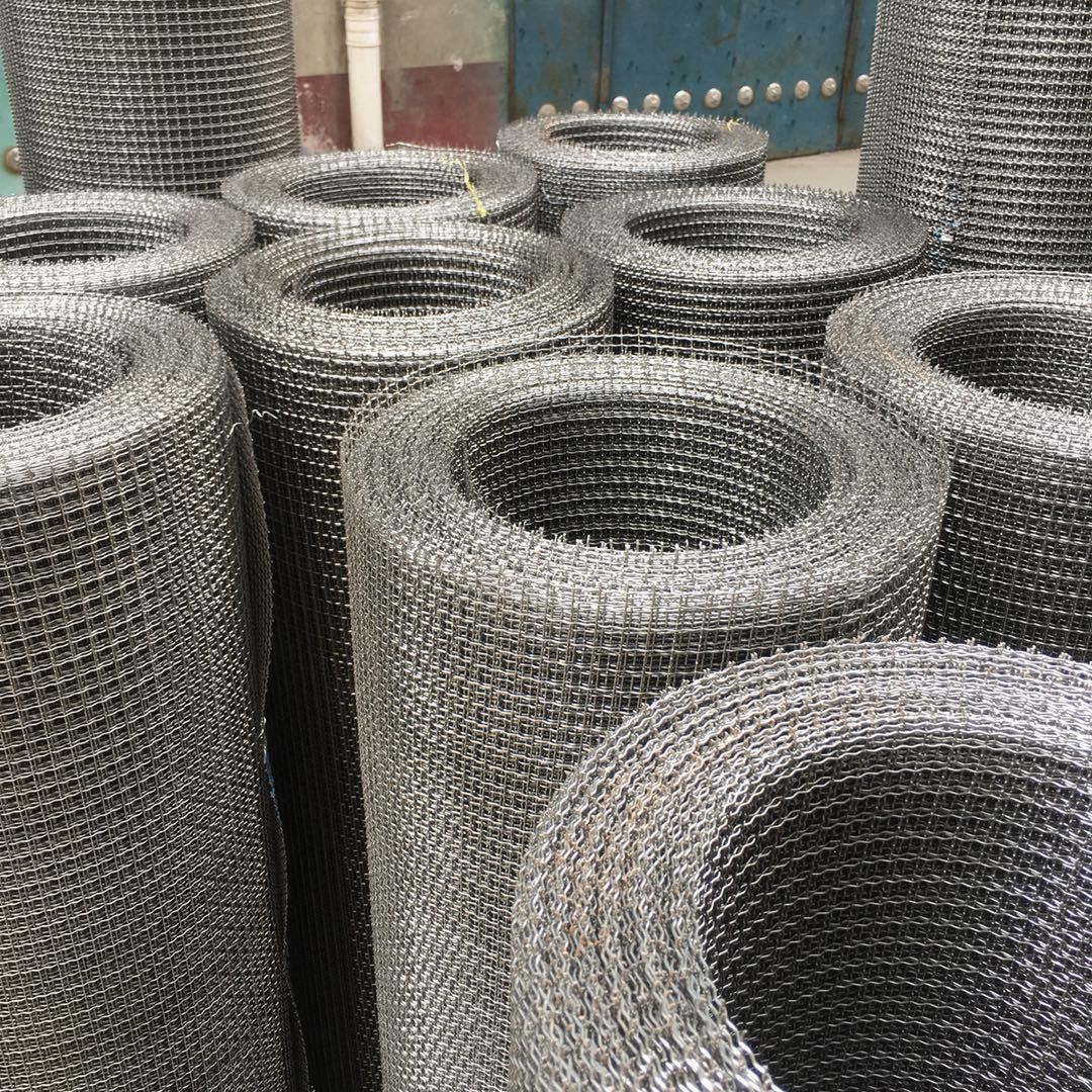 现货供应不锈钢轧花网 304金属筛网过滤网 不锈钢方孔网 烧烤网