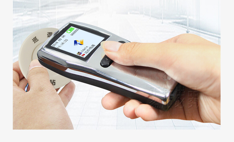 中研z-6500d彩屏照明感应式中文巡更机巡检器巡更系统巡逻打点器