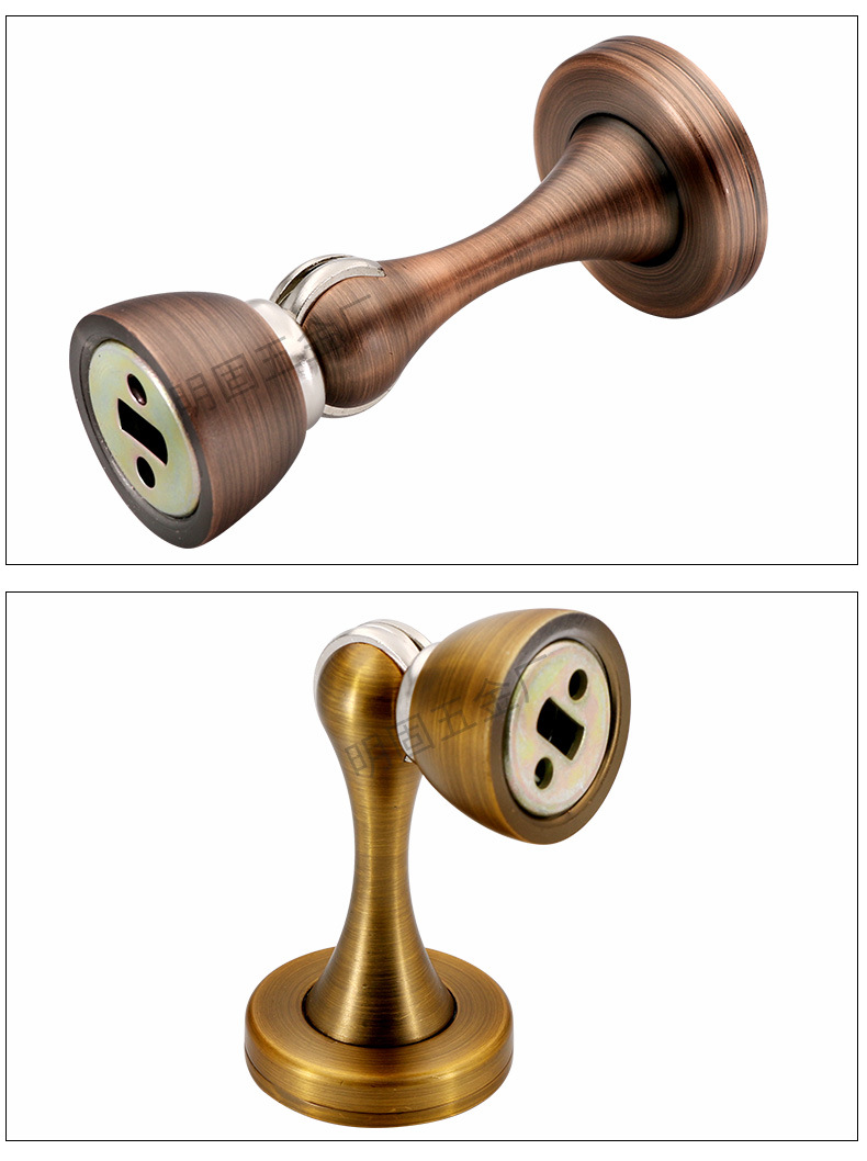 厂家直销锌合金拉丝门吸 墙装式大吸塑包装电镀门吸门碰 832