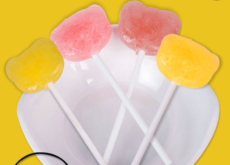 新品促销 热卖上好佳欢乐动物棒棒糖80克 怀旧零食 整箱批发