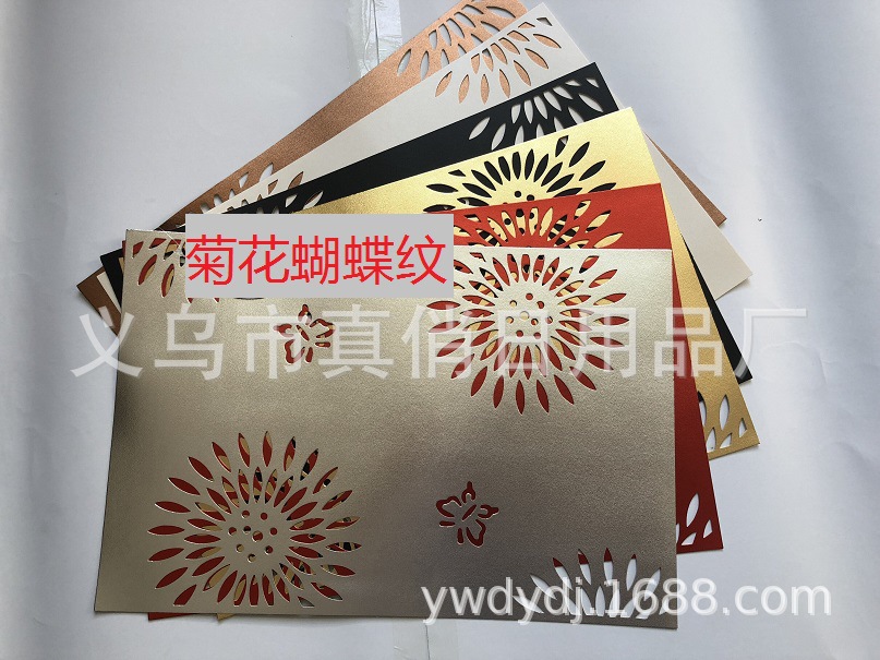 皮革镂空餐垫防滑隔热餐垫 欧式防水防滑桌垫详情12
