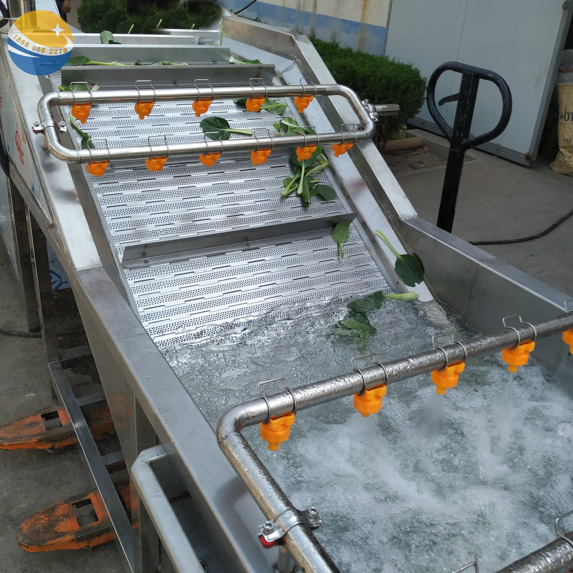 水果自动清洗设备 汽泡沐浴 毛刷 枣子清洗沥水风干流水线 8