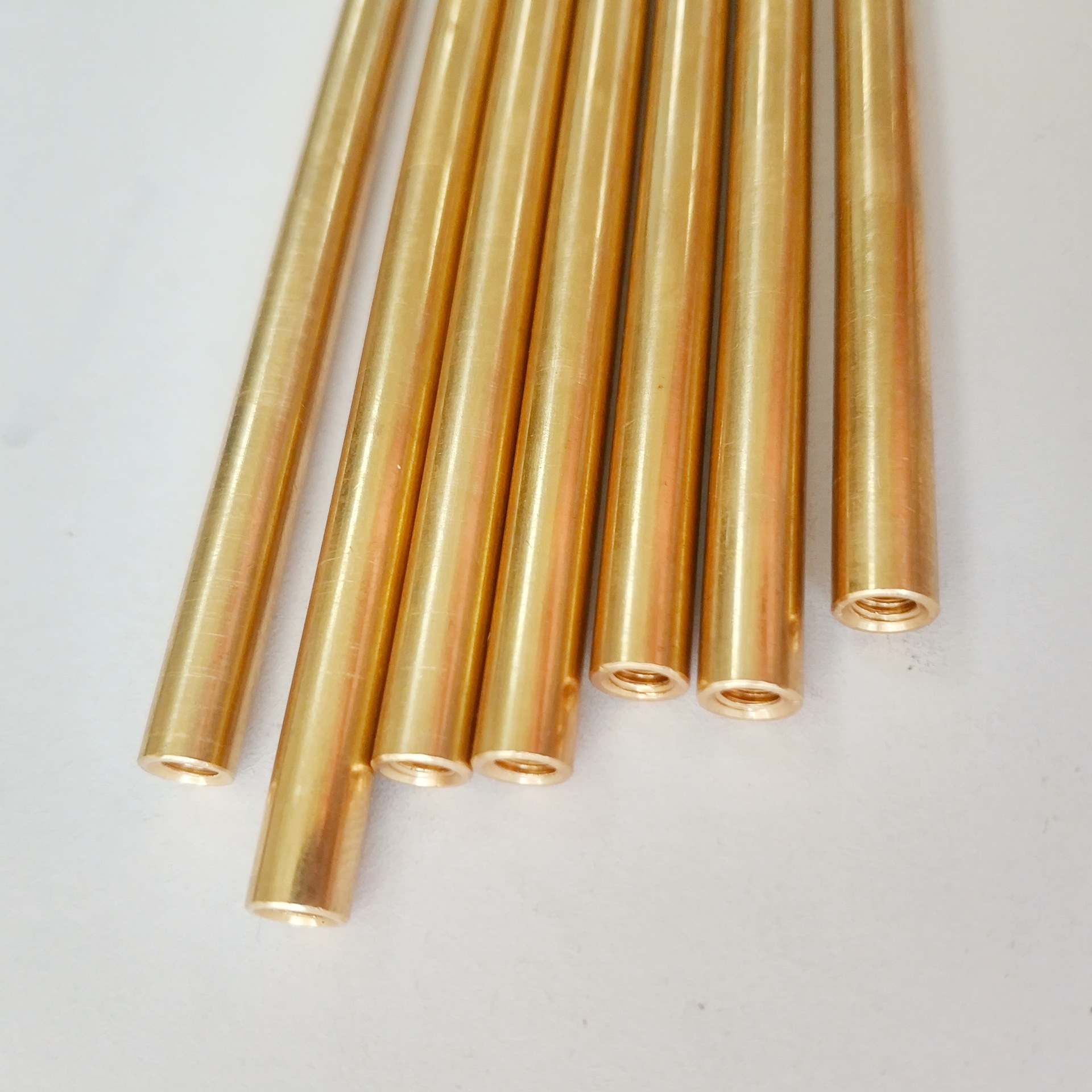 实心 攻牙 中间支柱 金属柱 测试架用铜铁铝铜柱6*82.9 79.9 定制