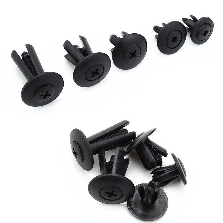 汽车塑料卡扣后备箱 挡泥板 叶子板内衬膨胀螺丝塑料卡扣 穿心钉