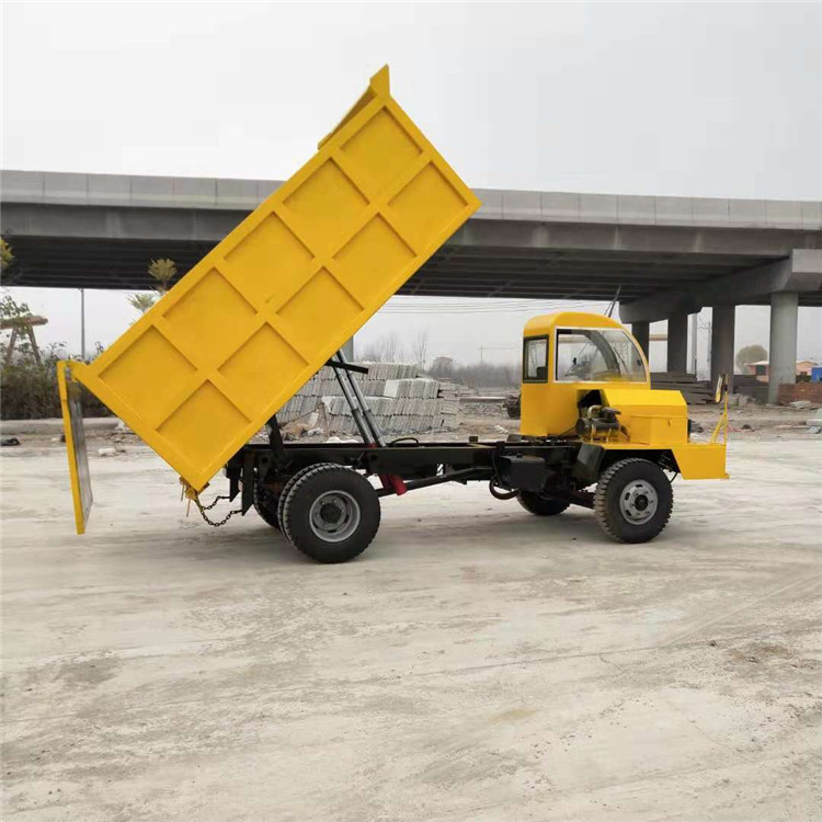 履带运输车 5吨农用橡胶履带翻斗车 拉木头专用平板自卸爬山王