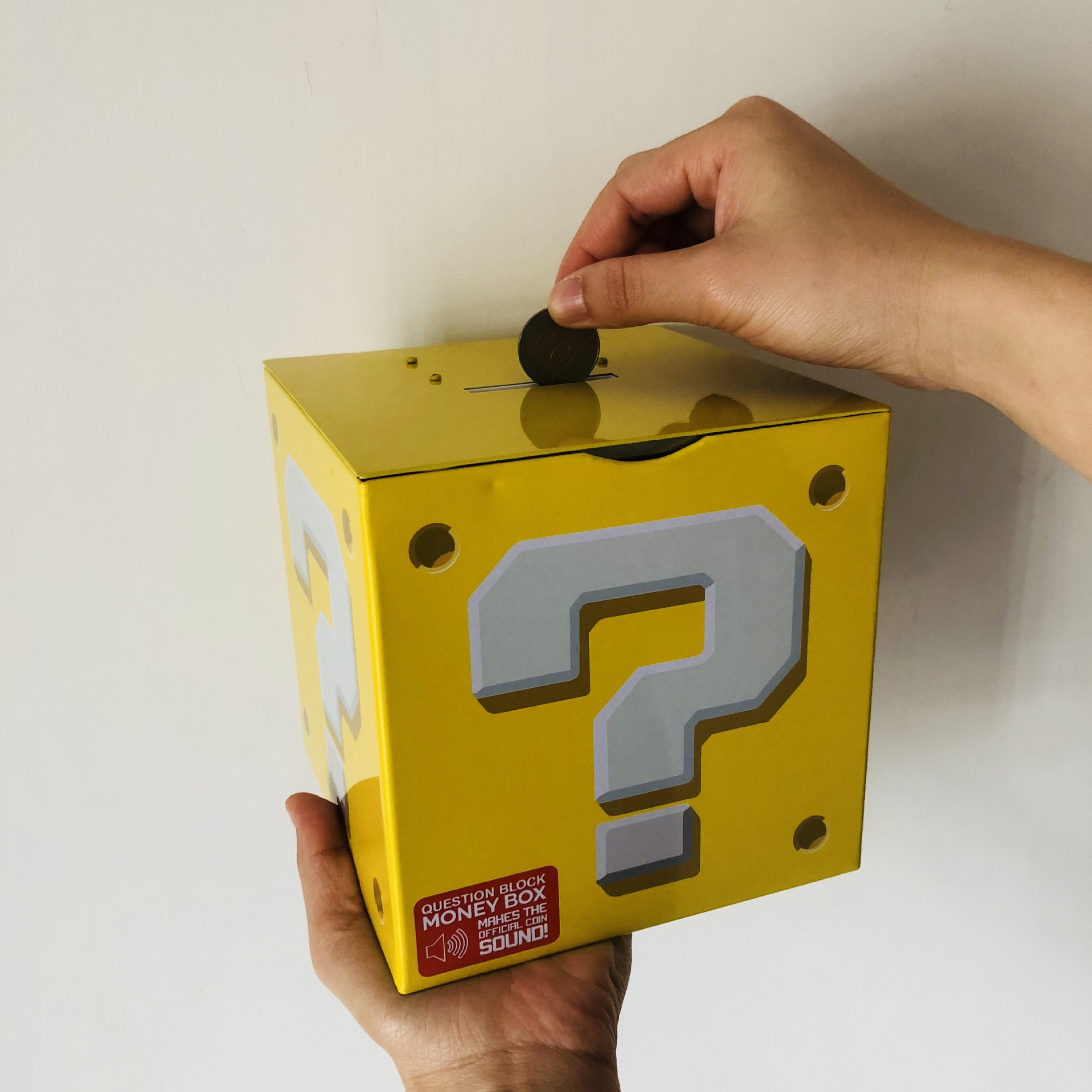 创意 问号存钱罐 儿童卡通马里奥atm机 狗年趣味儿童储钱罐