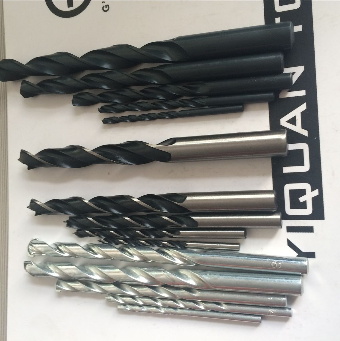 hss高速钢氮化黑钻5pcs 麻花钻头钻铁钻塑料 溢泉工具厂家直销