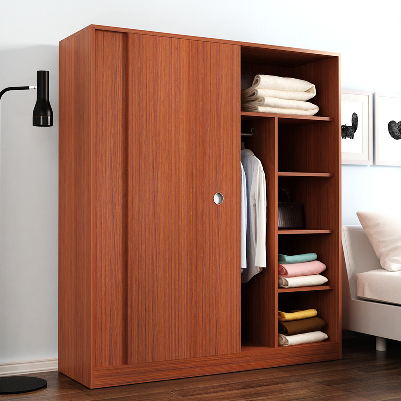 简约现代板式衣柜简易组合推拉门移门衣柜卧室整体大衣柜厂家定制