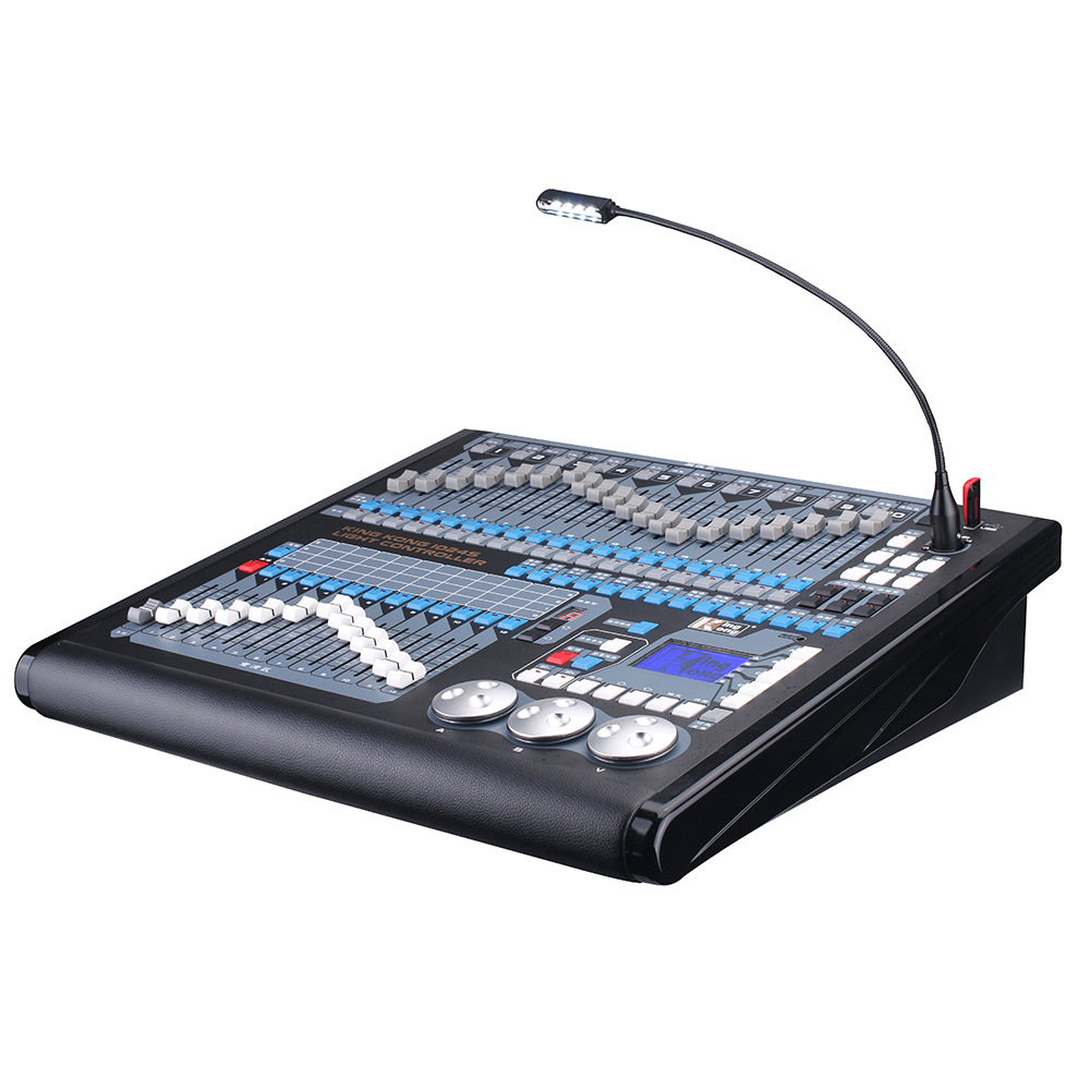 升级版kk1024s控台1024中文调光台声光同步电脑灯控台