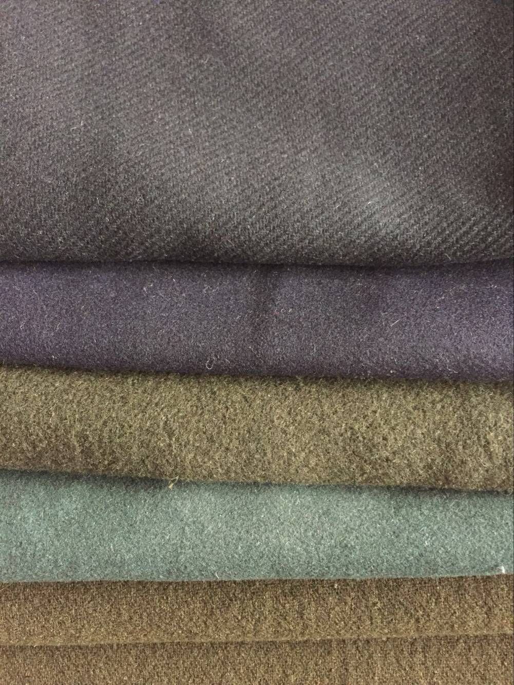 江阴宝宏专业生产 灰色150cm幅宽中空斜纹绒面料 时尚毛呢面料