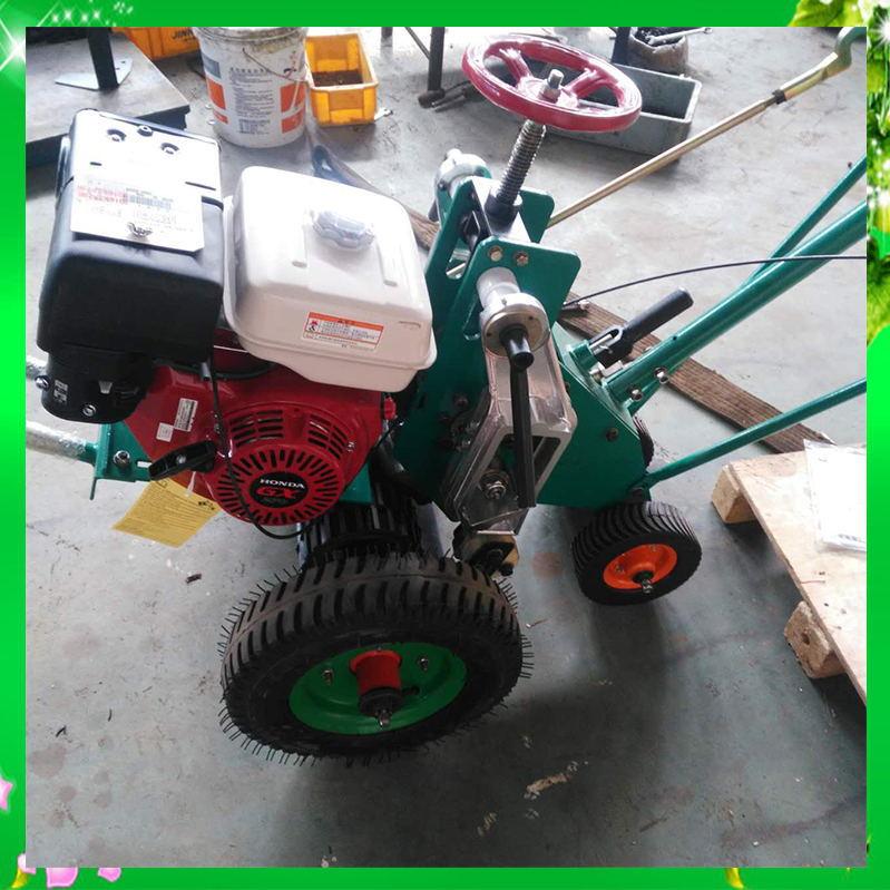 园林绿化汽油铲草机   全成起草皮机  双轮起草机收割铲草效率高