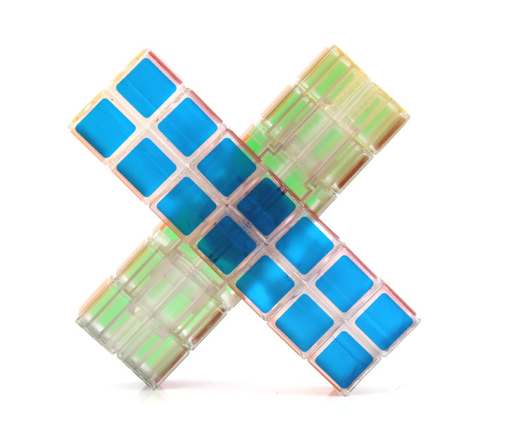 智力乐园227立方体魔方 2x2x7 cuboid cube 二阶异形收藏减压玩具