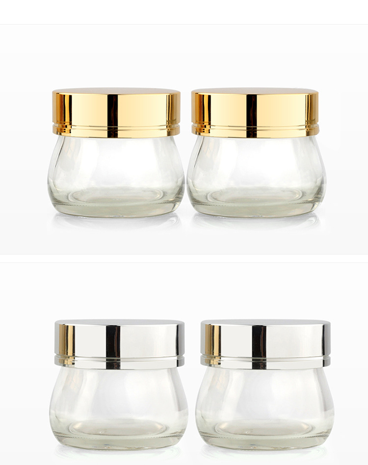 厂家现货100g广口透明面膜瓶 新品日化用品面霜化妆品分装空瓶