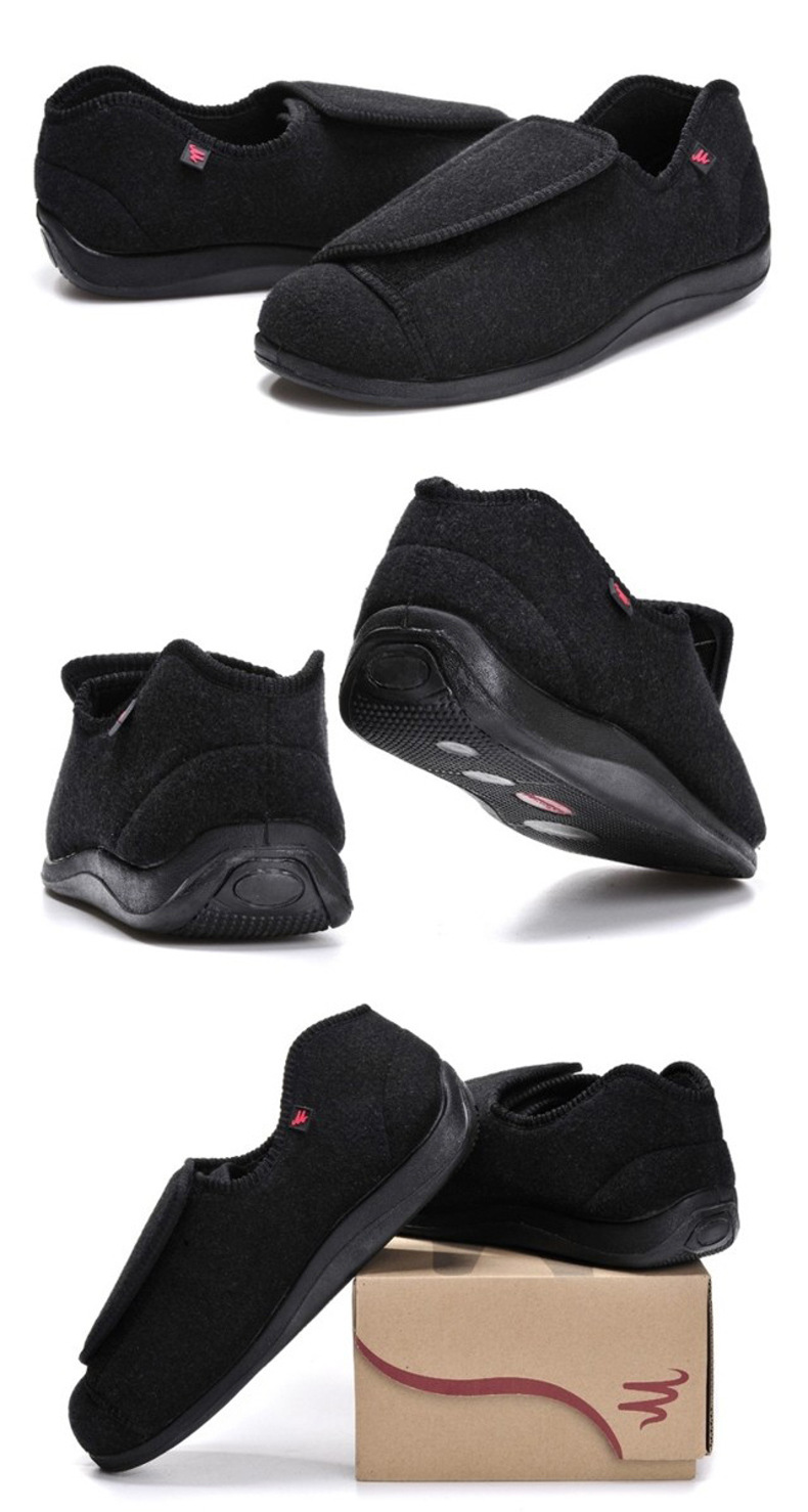 lesvago加宽可调节护理鞋 胖宽浮肿纱布手术受伤变形拇指外翻脚穿