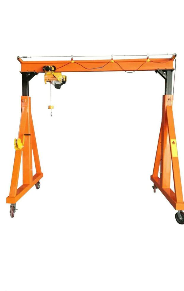 单梁门式起重机高度可调节龙门架修车搬运龙门吊凯路德厂家定制