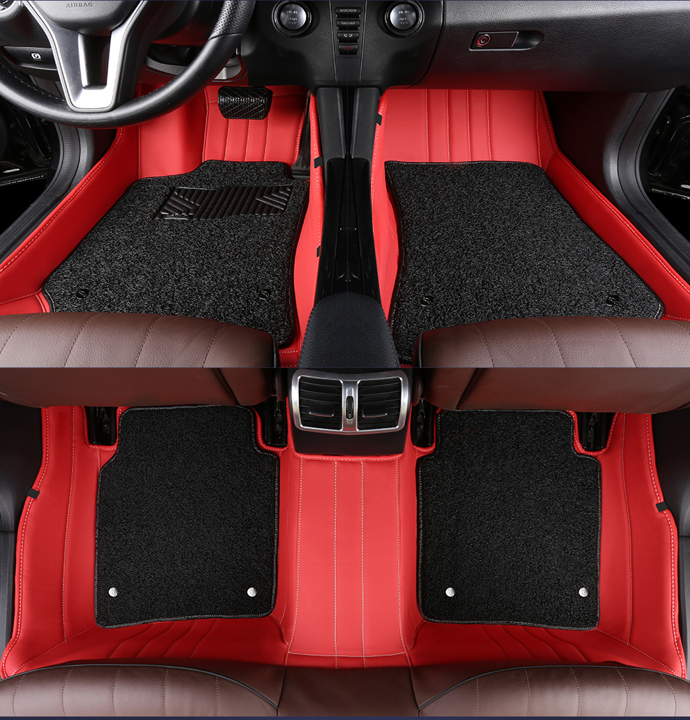 xjl xe xf f-pace林肯mkz脚垫mkx mkc全包围专用丝圈汽车脚垫