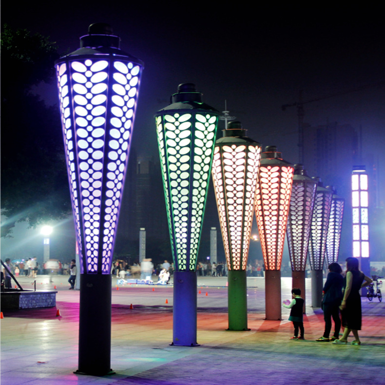 圆形led景观灯广场庭院景观灯户外花园灯异形路灯小品灯工厂直销