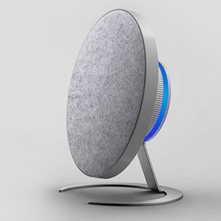 厂家直销 圆形金属材质蓝牙音箱 免提通话可插卡创意音响