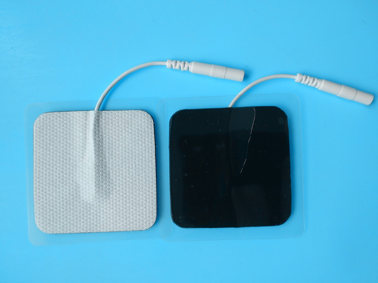 5*5无纺布导电电极片 理疗贴 按摩器插针式硅胶电极自粘针灸贴片