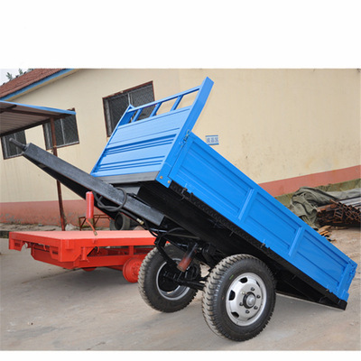 申宗优惠 后卸农用拖车 田地转运斗车 拖拉机牵引可自卸