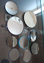 浴室可移吸盘放大镜，防雾镜  镜片倍数2倍 3倍 5倍10倍15倍