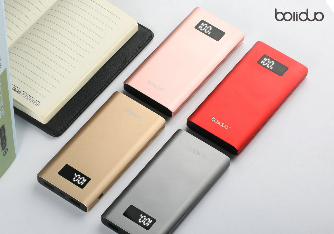 博力多手机充电宝10000毫安移动电源充电宝批发 usb应急充电宝