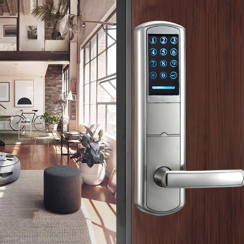 锁遥控门锁大门锁木门办公机械遥控密码锁电子感应密码锁具遥控锁