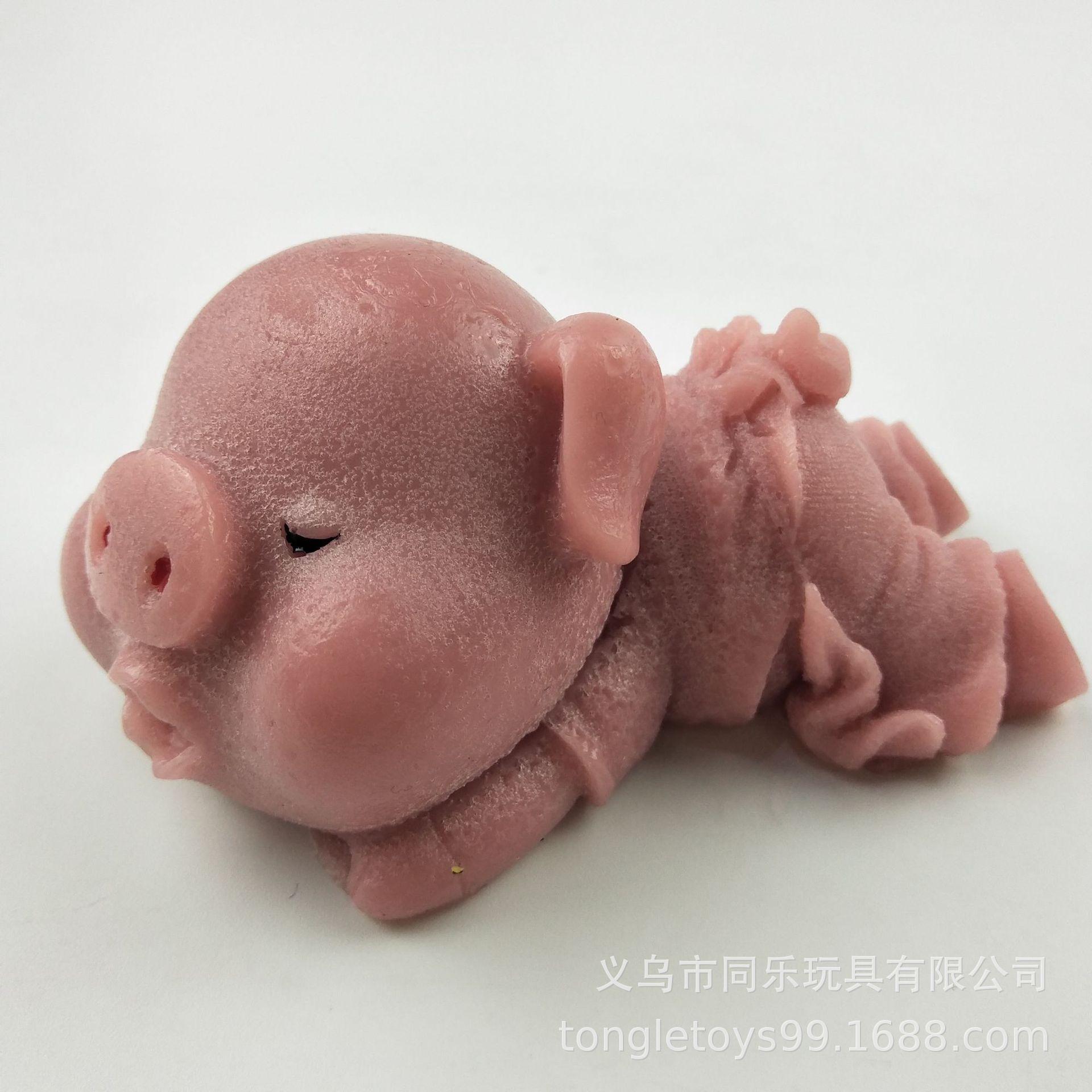 同乐玩具批发减压网红大头猪 网红大猪团子捏捏乐发泄玩具定制