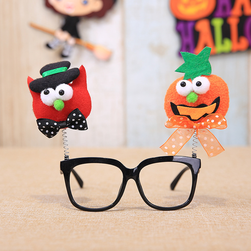 Halloween Glasses Masquerade Party Decoration Supplies Props Pumpkin Bat Ghost Photo Props Toys