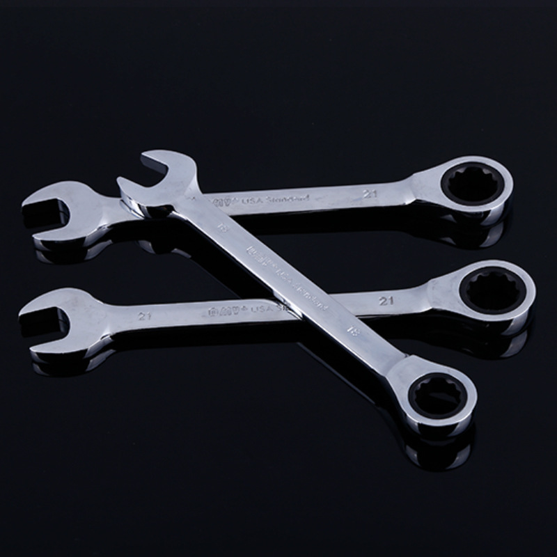 快速棘轮扳手 两用棘轮扳手两用开口梅花呆扳手汽修机修五金板手