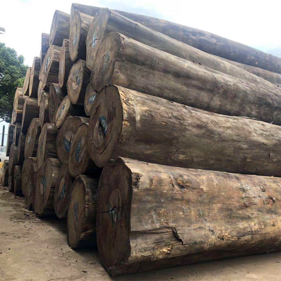 进口非洲柚木王原木板材 大美木豆 非洲菠萝格木 厂家批发