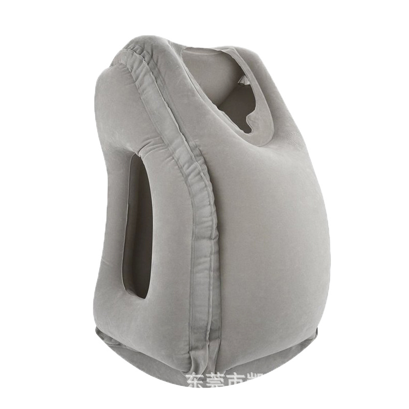 工厂专供充气抱枕 车载抱枕 户外旅行充气抱枕 充气枕头