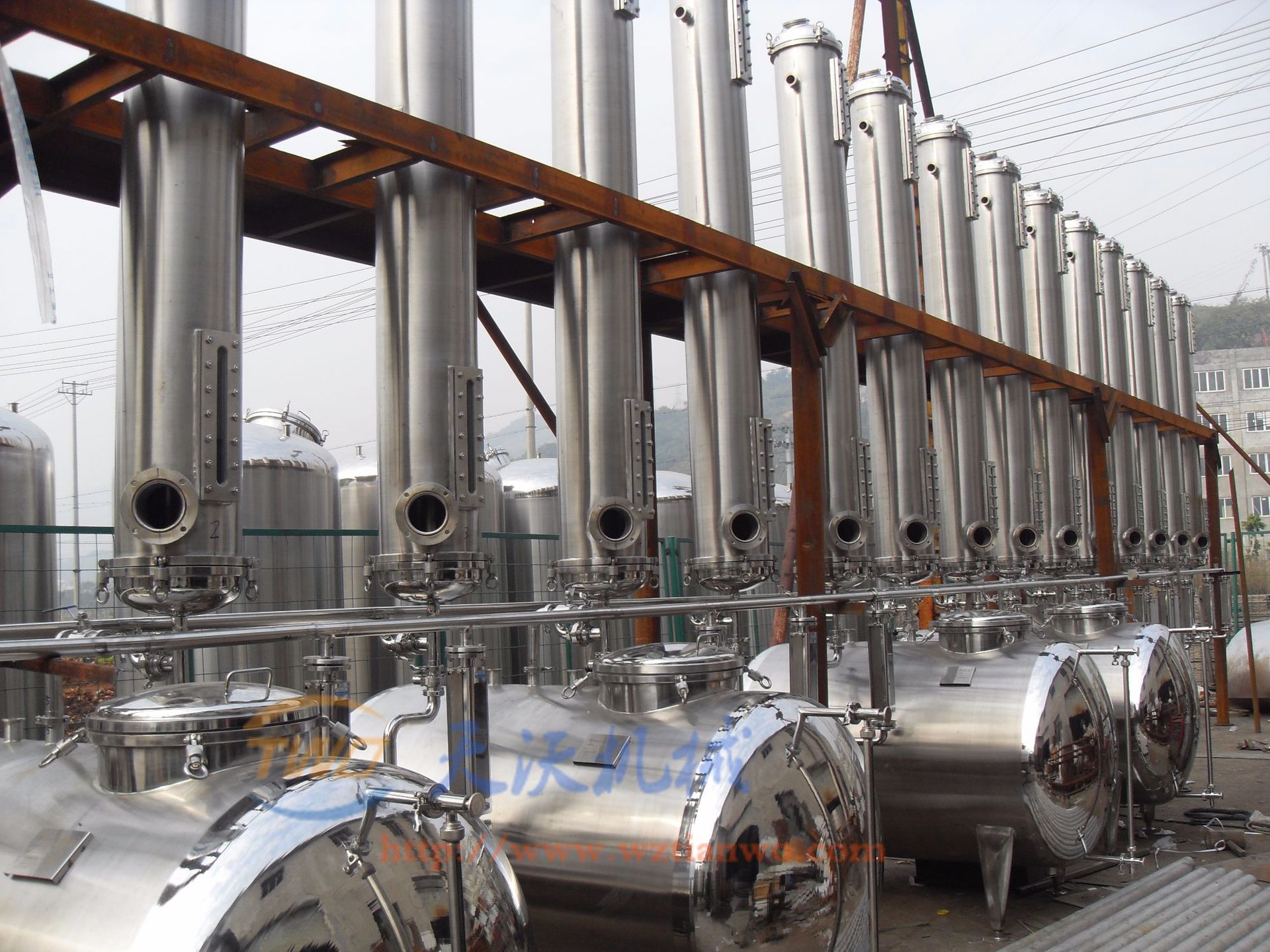 【江西天沃】不锈钢层析柱 工业层析柱 量大从优