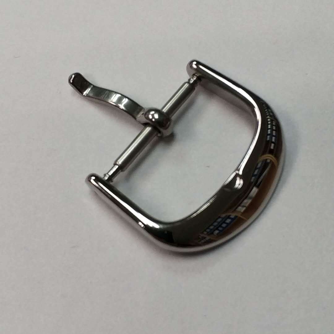 现货直销 钟表配件 不锈钢表扣 硅胶表带扣 智能手表抛光五金表扣