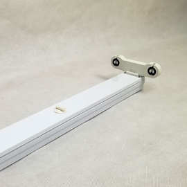 4厚吸顶吊杆安装g13灯座t8支架