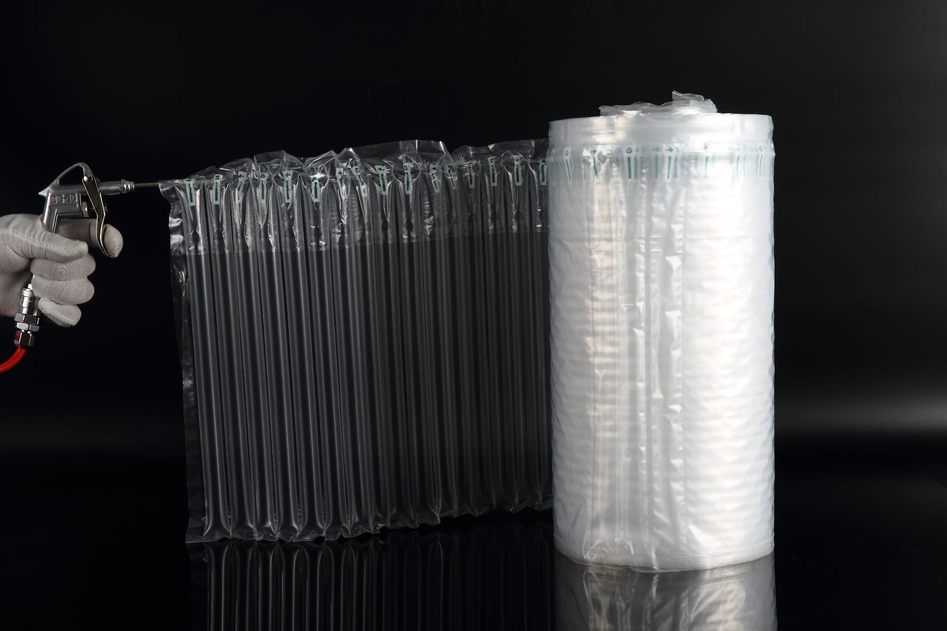 95cm加厚气泡柱定制防震缓冲充气气柱袋卷材包装充气柱卷料批发