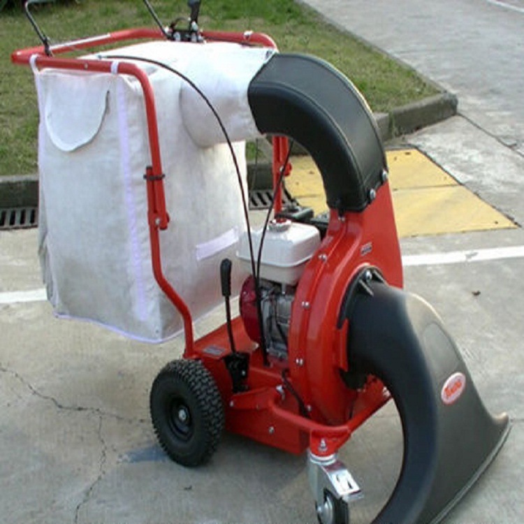 直销手推式树叶吹吸清扫机 保洁物业专用汽油动力纸屑杂草收集车
