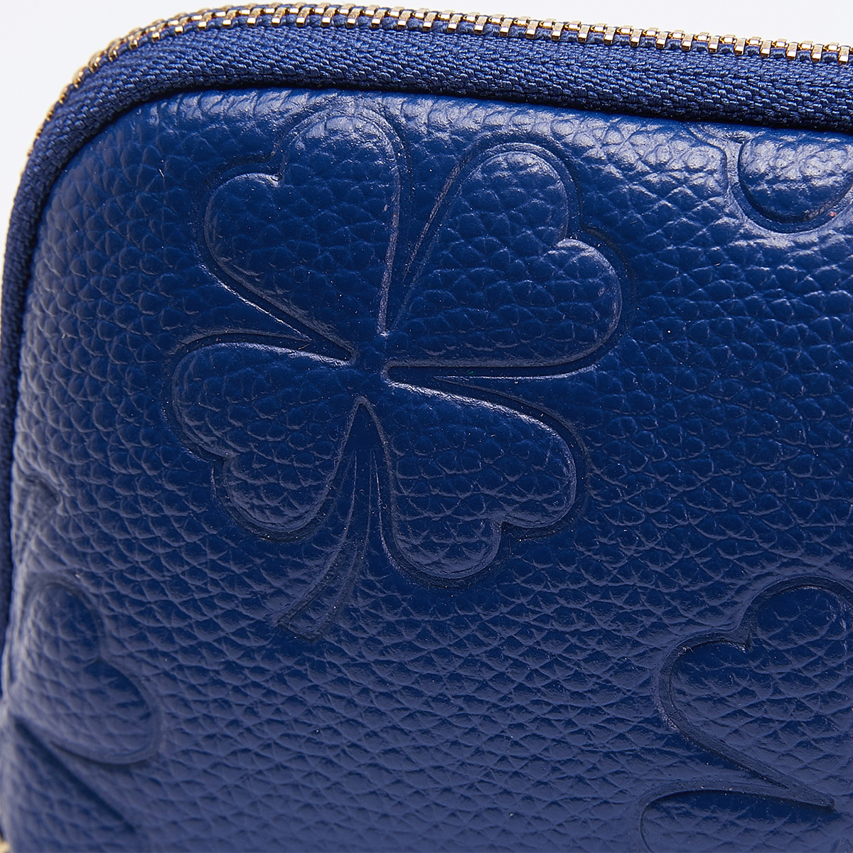 2018新款四叶草女士手拿包真皮百搭贝壳零钱包大容量手机包批发