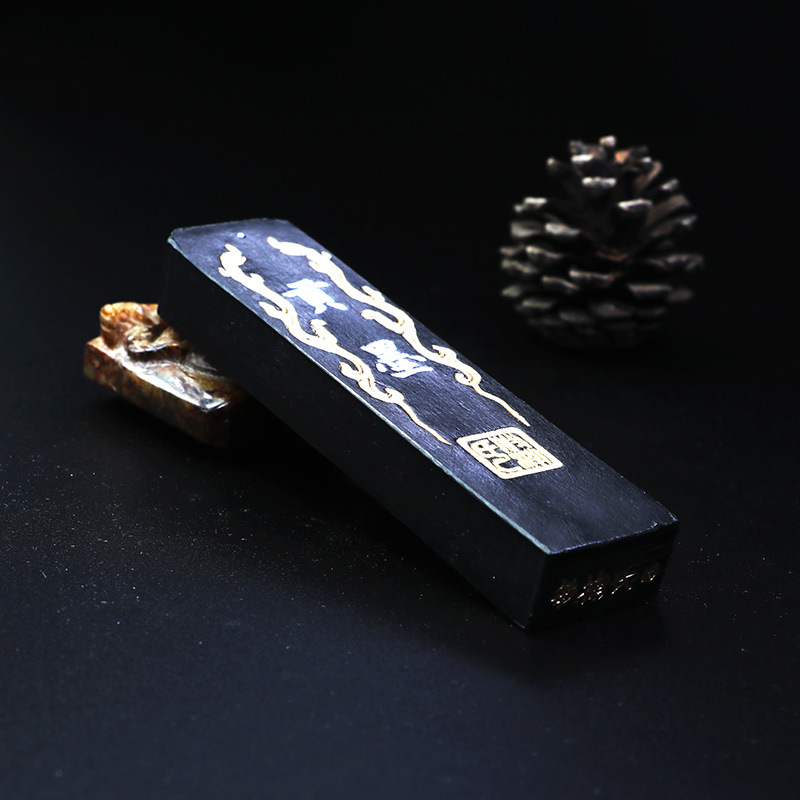 批发曹素功敏楠氏徽墨 桐木盒装二两贡墨油烟墨书画墨锭墨条墨块