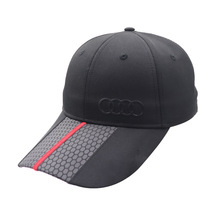 黑色奥迪汽车棒球帽 男士鸭舌帽定做团体帽可定制LOGO帽子