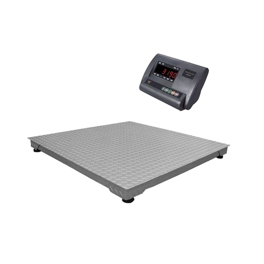 优质单层小地磅1t2t3吨便携式小型地磅秤电子地上衡耀华移动地磅