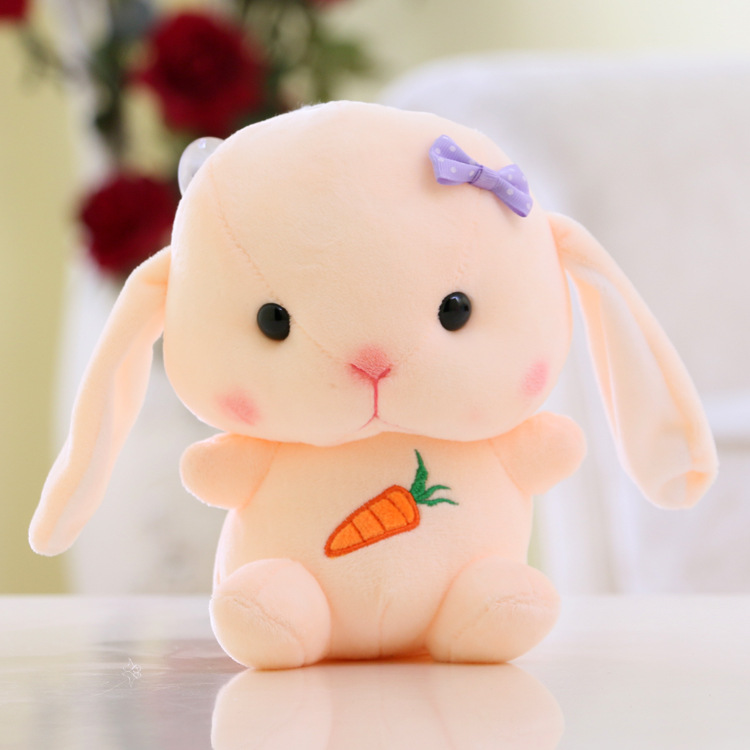 可爱长耳朵兔毛绒玩具兔宝宝小公仔迷你小白兔子玩偶布娃娃小礼品