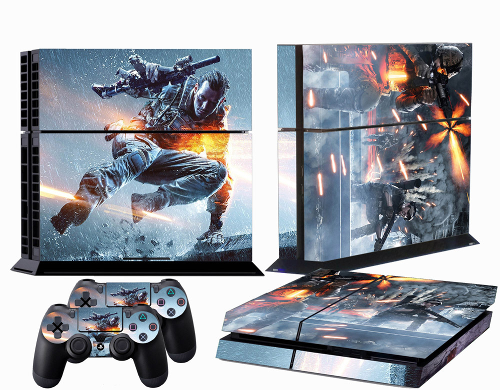 ps4 无痕机身贴 炫彩贴 贴膜 贴纸 来图个性定制 大量现货 skin