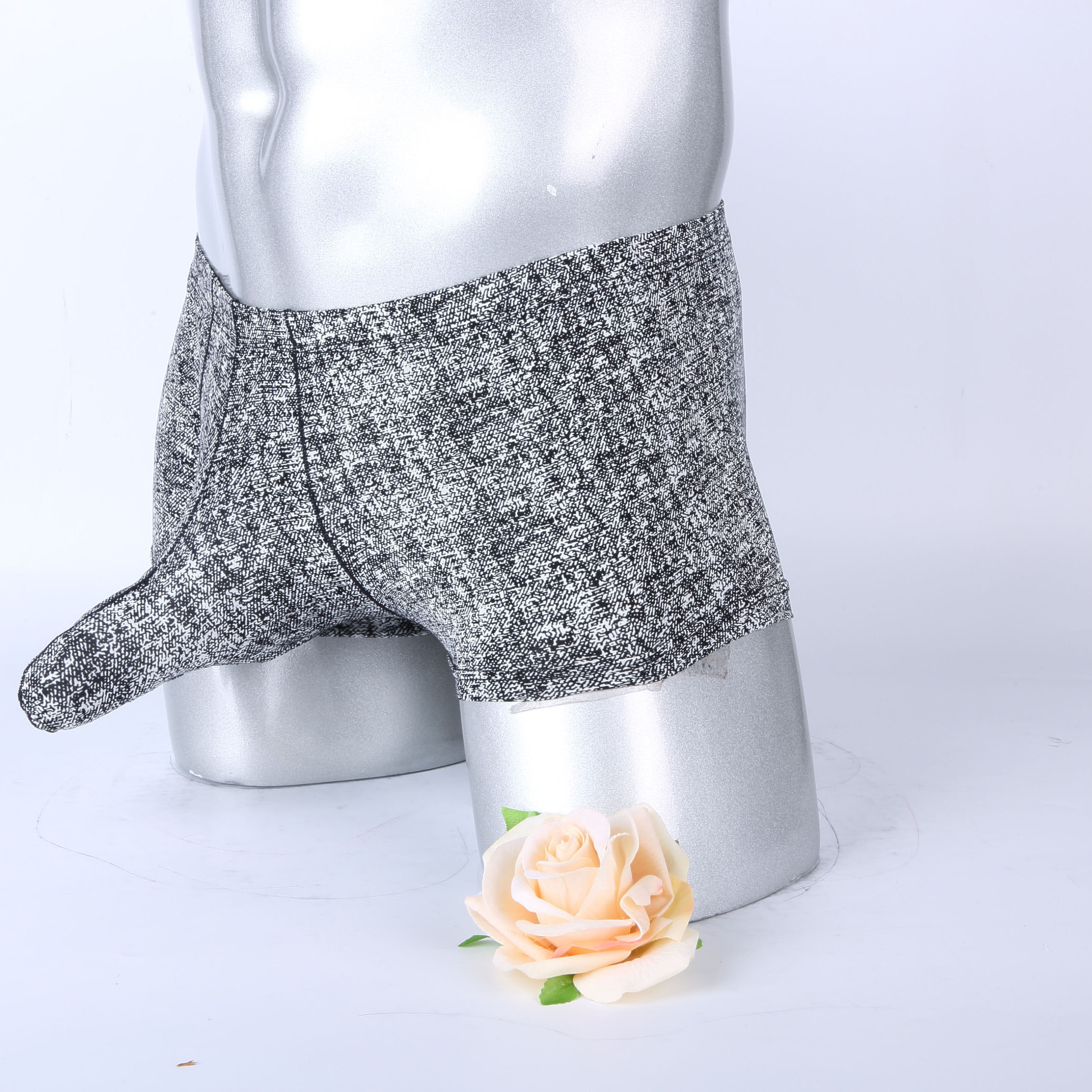 【热荐】男士性感内裤比基尼迷勃尔飞机裤 jet 舞会平角内裤 477