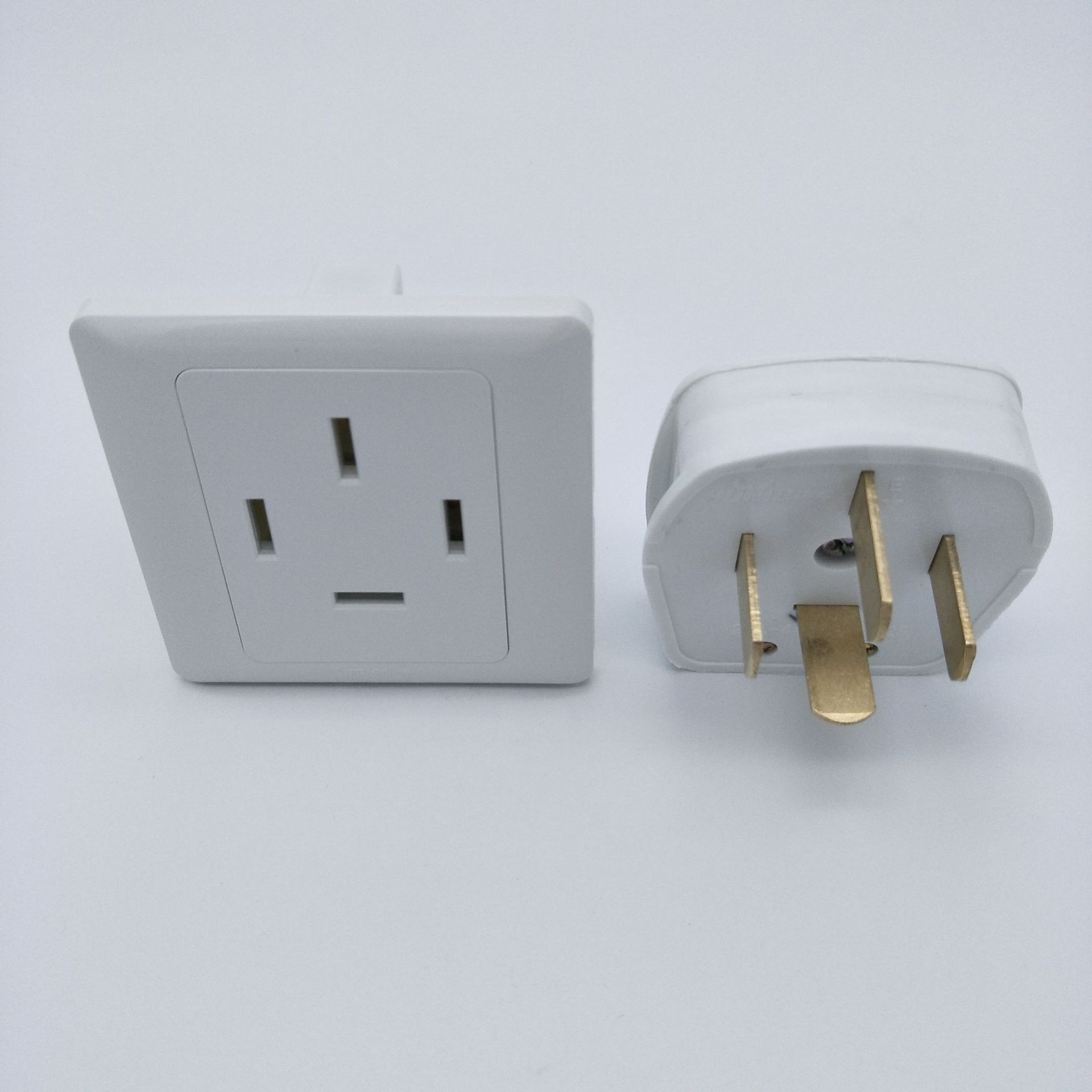 86型暗装墙壁开关插座 25a四孔插座插头 三相四线大功率电源插座